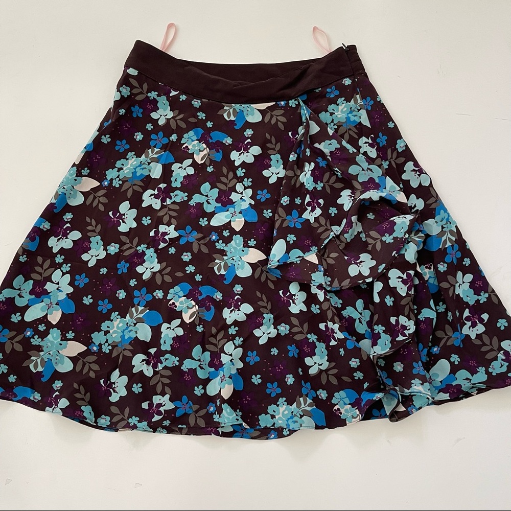 COPY - Ted Baker 100%Silk Floral Skirt Size 1 Regular Small